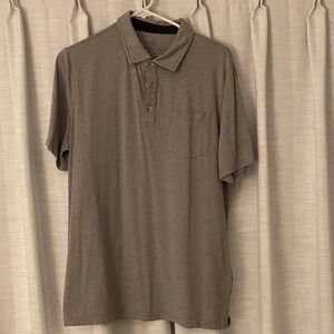 Grey Free Fly Polo Shirt
